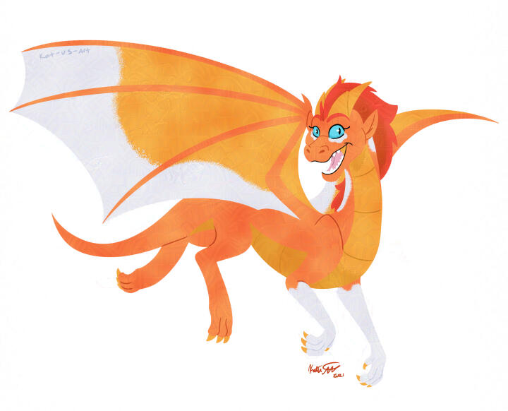 Jazz Dragon Illustration