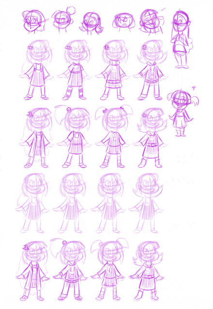 Zombie Unicorn: Ophelia Concept Development