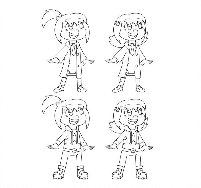 Zombie Unicorn: Ophelia Final Character Design