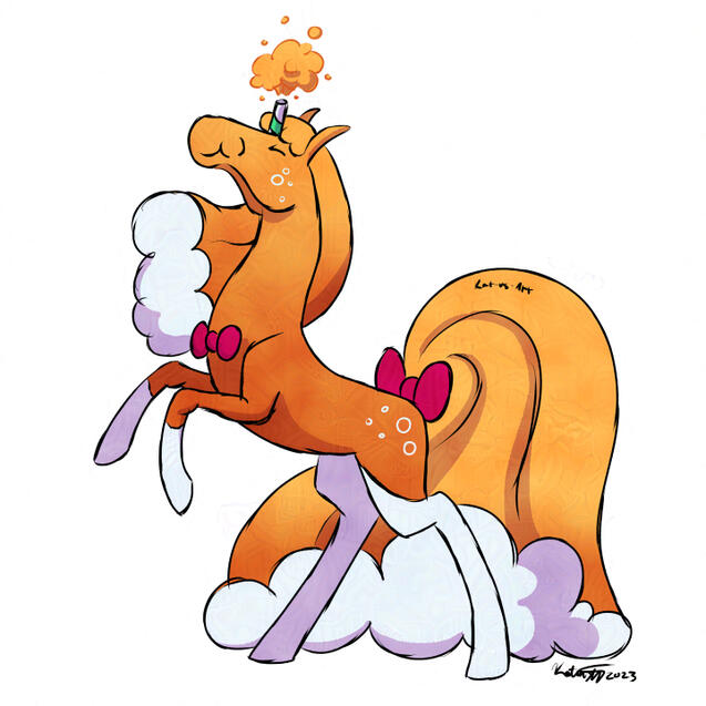 Orange Drink Unicorn