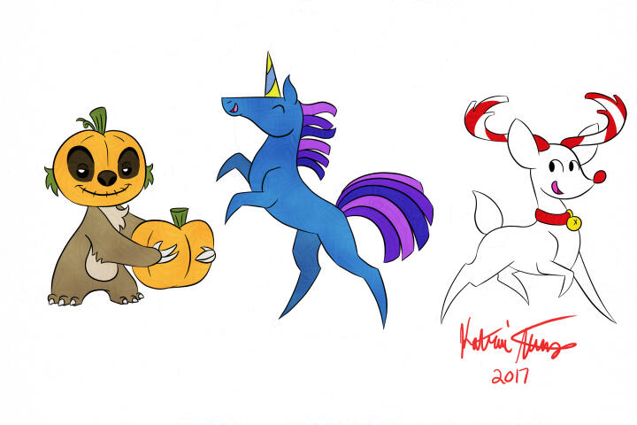 Holiday Animal Line Up